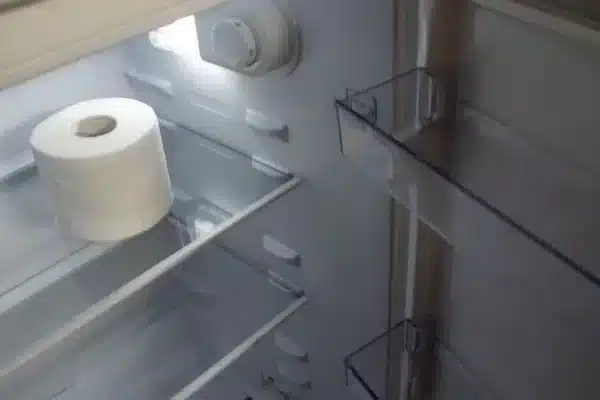 He Puts Toilet Paper in the Fridge to Save Money, and the Result Is Incredible