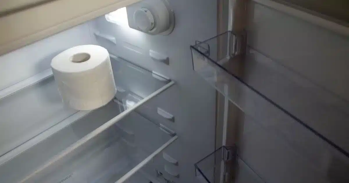 He Puts Toilet Paper in the Fridge to Save Money, and the Result Is Incredible